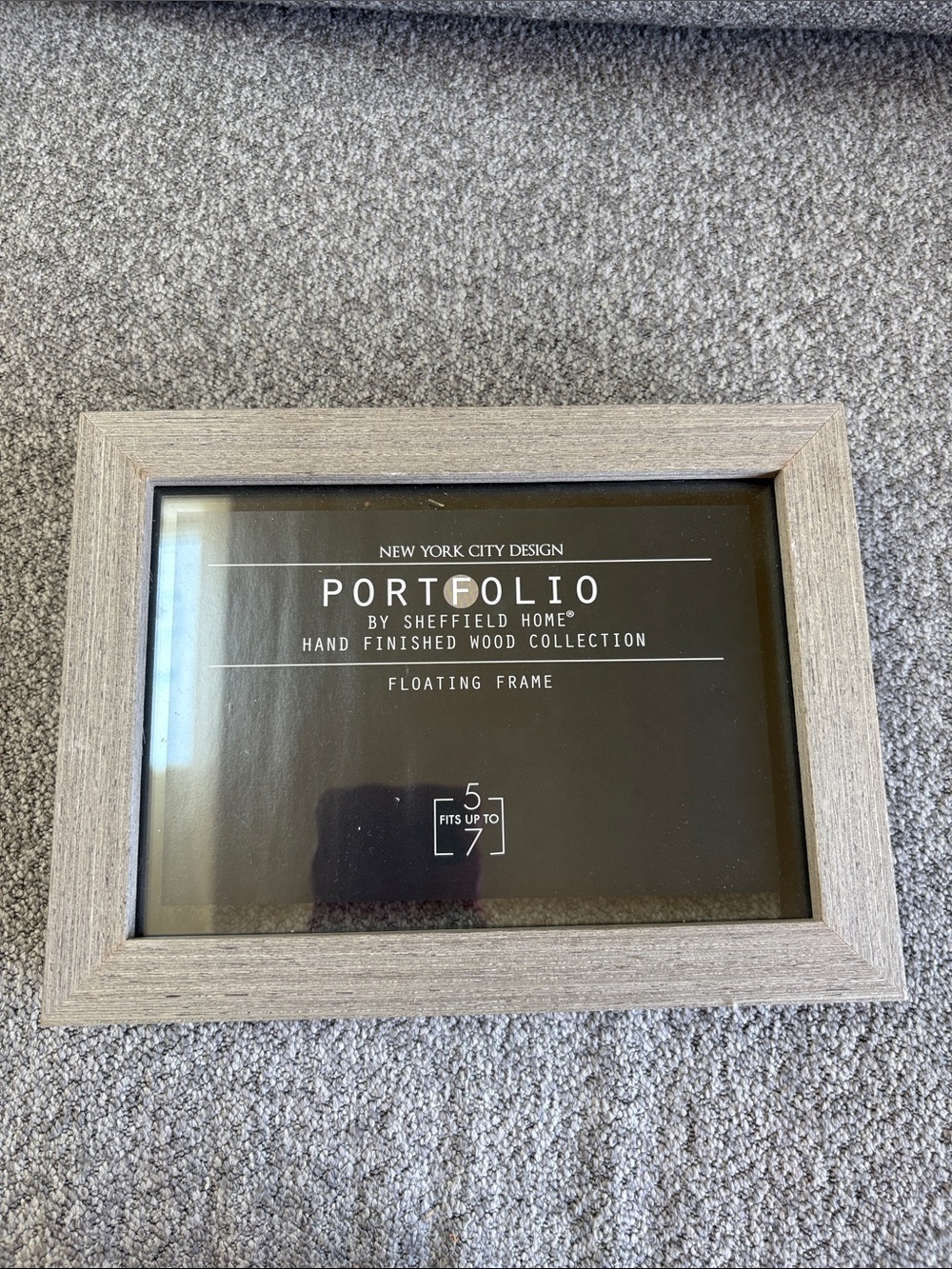 NWOT Wooden Grey Picture Frame